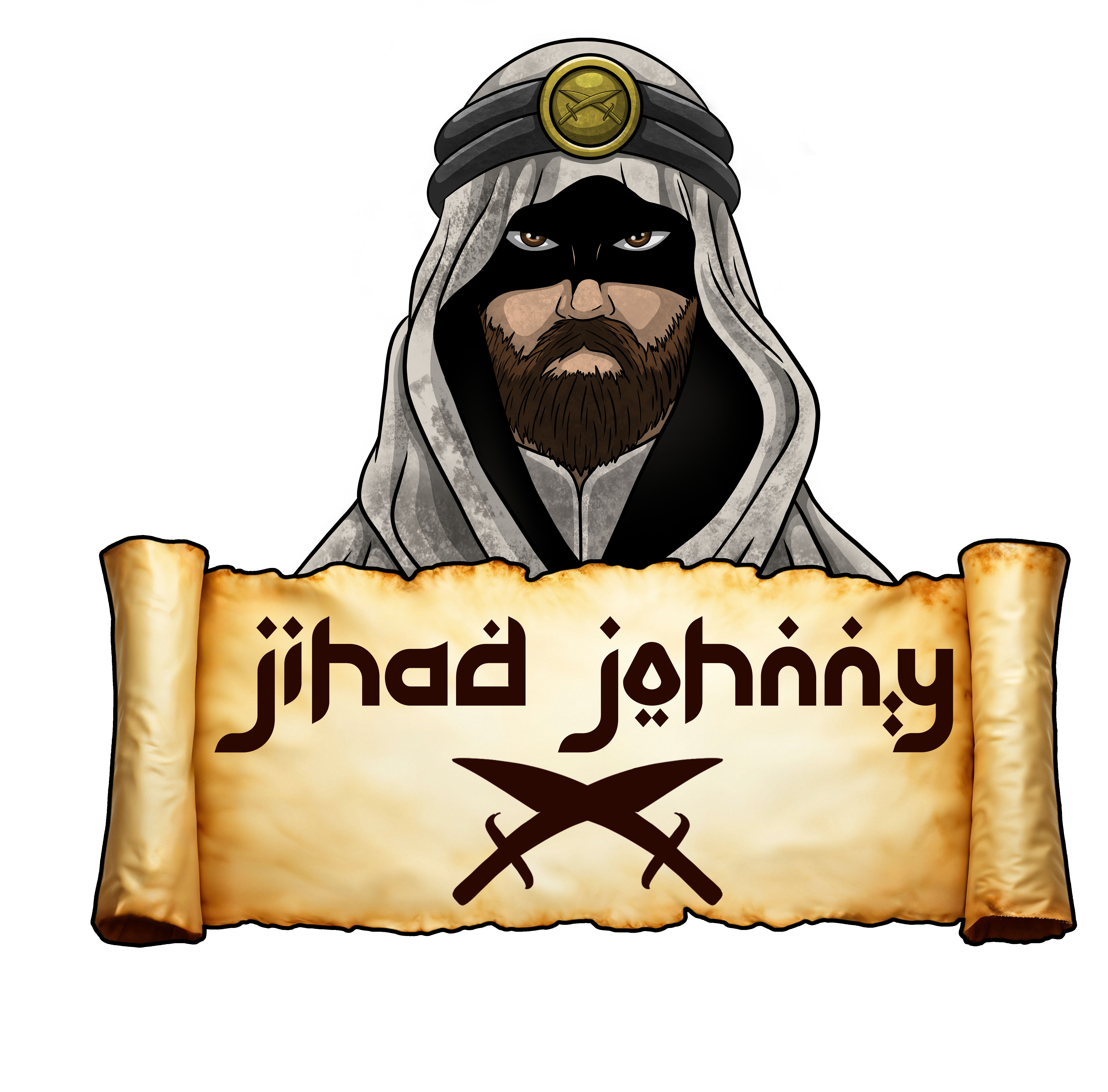 Jihad Johnny character logo